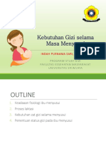 Kebutuhan Gizi Ibu Menyusui