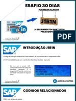 Criar Nota Fiscal no SAP usando o código J1B1N