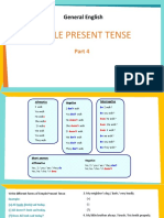 Simple Present Tense - Part 4