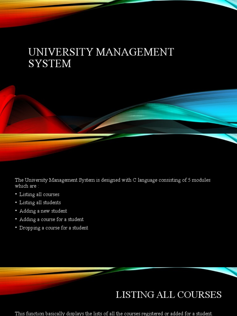 University Management System | PDF