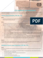 Key Elements of Ilo Standards On Forced Labour