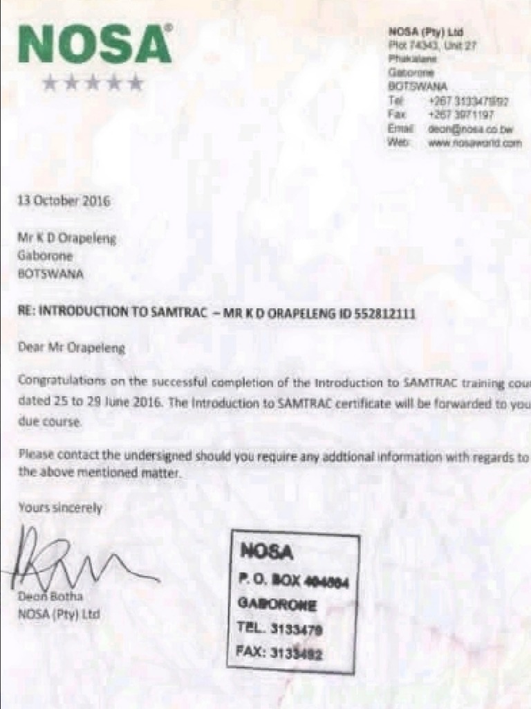 NOSA COURSES AND PRICES 2025 PDF DOWNLOAD SOUTH AFRICA FREE DOWNLOAD intelligence overview