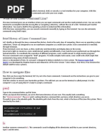 Linux Command Line