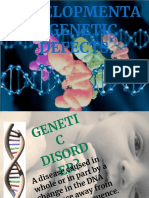 Developmental Genetic Defects