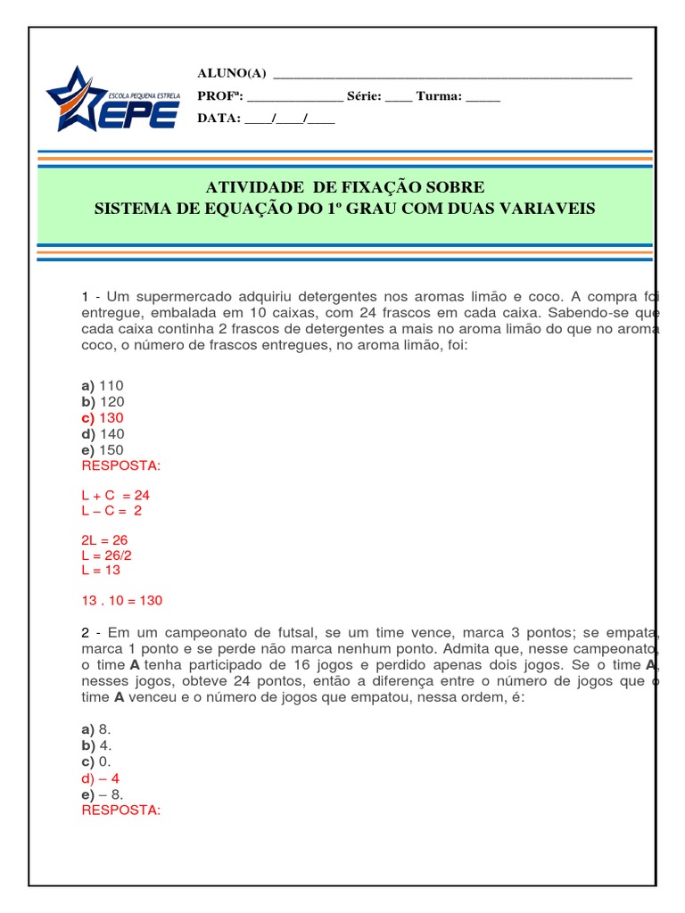 Eu curto Matemática - Jogo Uno Conceito: Equações de Primeiro Grau com Duas  Variáveis Objetivos: Compreender as possibilidades de solução de uma  equação de primeiro grau com duas variáveis. Materiais: Impressão colorida