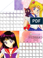  Calendario 2023 Sailor Moon