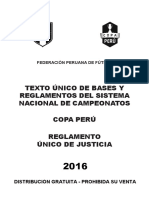 Regla Men To Cop A Peru 2016