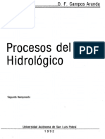 Procesos Del Ciclo Hidrologico - Campos Aranda