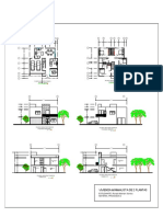 Vivienda Minimalista de 2 Plantas 2D