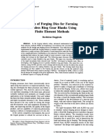 10.1007 BF02834801 Design of Forging Dies For Forming Flashless Ring Gear Blanks Using Finite Element Methods