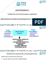 Administrativno Praćenje Proizvodnog Procesa U Ugostiteljskoj Kuhinji