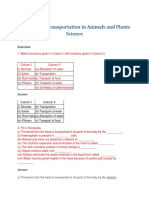 Chapter 11: Transportation in Animals and Plants Science: Page No: 131