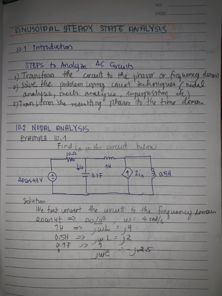 Circuits Notes Part 4 | PDF
