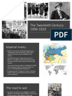 The Twentieth Century: 1900-1929