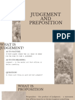 Judgement and Preposition-Revised