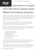 Seagull CES Test Answers PDF Guide | PDF | Business | Technology ...