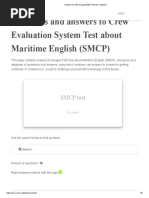 Answers To CES Seagull SMCP Test For Seafarers