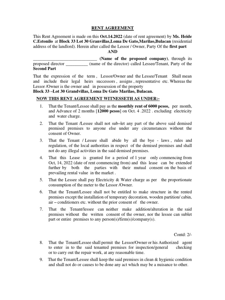 rent-agreement-format-pdf-lease-leasehold-estate
