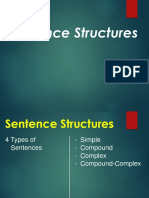 Grammar - Sentence Structures - 2