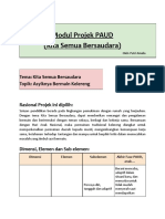 Lampiran Merancang - Memodifikasi Modul Projek PAUD (Kita Semua Bersaudara)