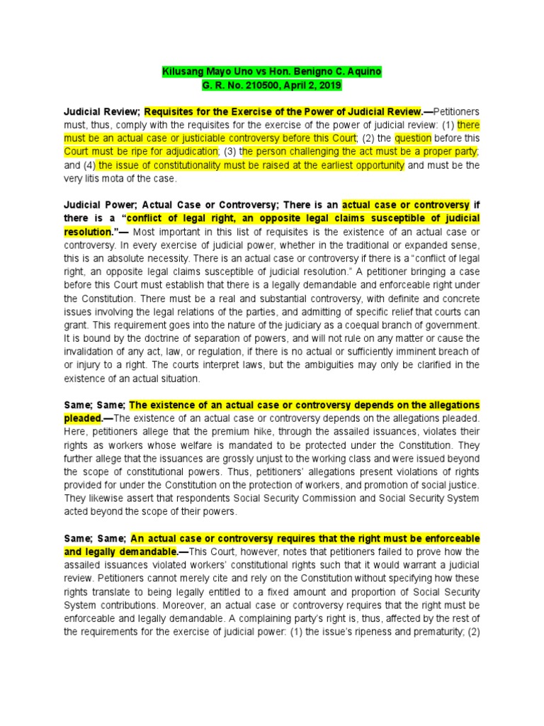 Statcon Cases DeCISON Download Free PDF Statutory Interpretation Case Or Controversy Clause