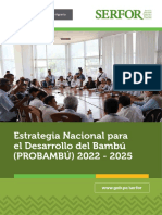 Estrategia Nacional para El Desarrollo Del Bambú (PROBAMBÚ) 2022-2025 PDF