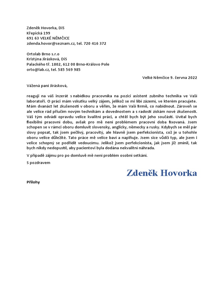 Slohová Práce ČJ | PDF