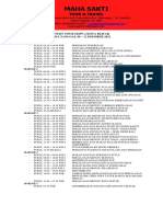 Jadwal Study Tour