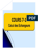 Les Échangeurs de Chaleur COURS 7