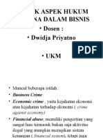 Prof Dwidja P1 Kejahatan Bisnis Lengkap