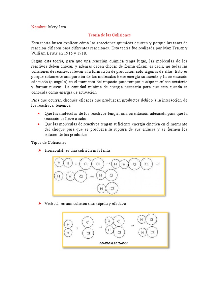 Teoria de Colisiones | PDF