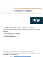 Compressibilidade e Consolidação de Estratos Argilosos