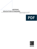 NCEES Engineering Education Standard August 25 2022