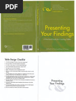 Presenting Your Findings (Livro Digitalizado) | PDF