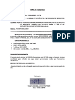 Carta Cotizacion y Declaracio Jurada