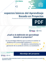 Aspectos Básicos Del Aprendizaje Basado en Proyectos