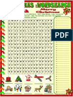 Christmas _ wordsearch with a hidden message KEY included