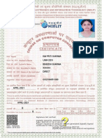 NIELIT CCC certificate details GO456DD183B0D602
