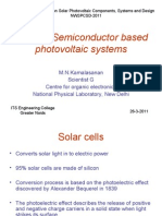 Organic Semiconductor Based Photovoltaic Systems
