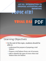ACC407 - Chapter 4b - Trial Balance