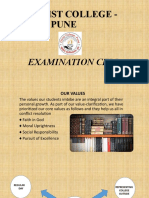 Christ College Pune Exam Cell Values