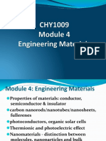 CHY1009 Module 4 - Engineering Materials