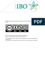 IBO 2018 - Practical Exam - Biochemistry and Molecular Biology