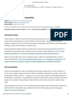 Acute Bacterial Prostatitis - UpToDate