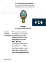 INFORME DOCUMENTOS MERCANTILES FIN-103