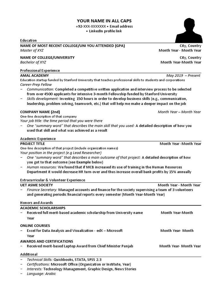 Amal Resume Template | PDF