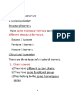 Isomerism Notes