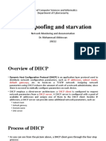 Cybersecurity Department's Faculty Guide to DHCP Spoofing and Starvation