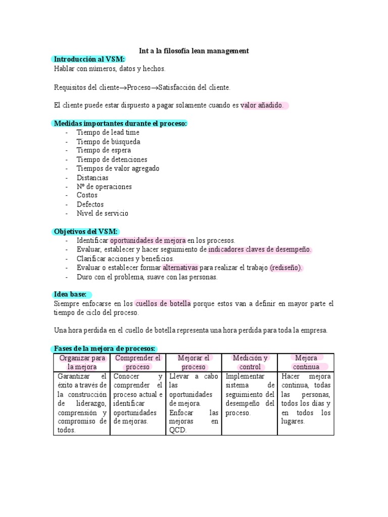 Cat 2 Lean | PDF | Logística | Six Sigma