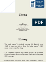 History and Manufacture of Cheese